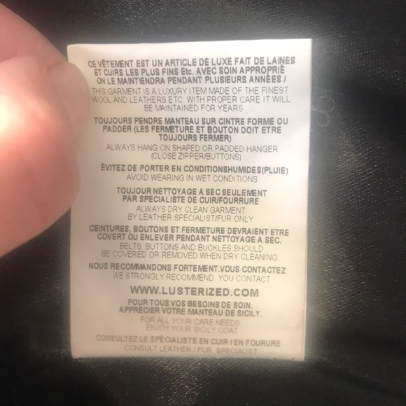 *SOLD* Ladies Sicily wool winter coat - Picture 9 of 9